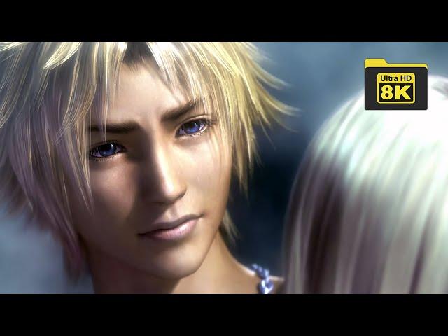 Final Fantasy X-2 Yuna and Tidus Death 8k  Remastered with Machine Learning AI