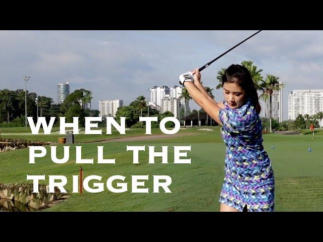 How to start a downswing  - Golf with Michele Low