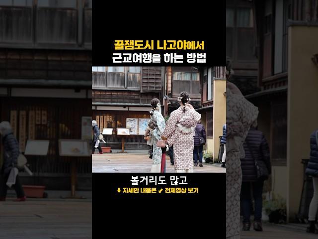 꿀잼도시 나고야에서 근교 여행을 하면