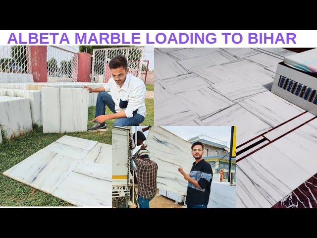 Makrana Albeta Marble Tiles Loading To Bihar Patna Call 9214804444 For Makrana Marble