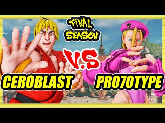 SFV CE  Ceroblast (Ken) vs Pro7otype (Cammy)  Ranked Set  Street Fighter 5