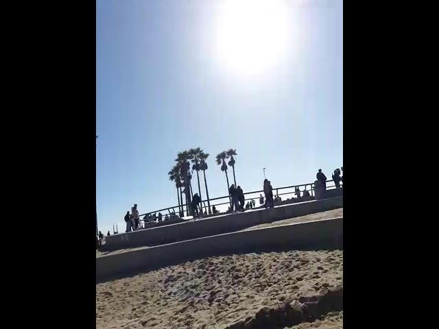 LA County please clear Bicycle path of Venice Beach! Los Angeles bikers California USA Feb 2023