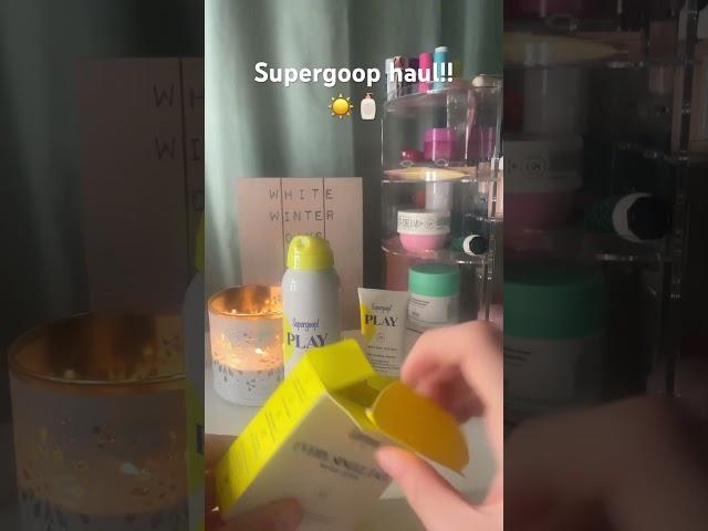 Supergoop haul!! #sunscreen #sets #skincare