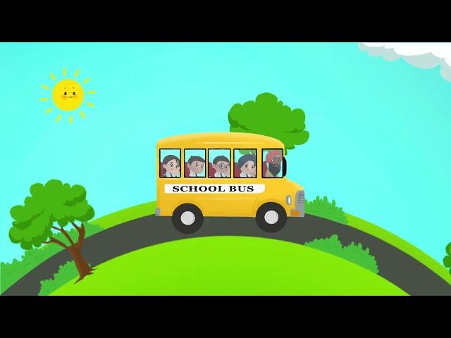 Bus te Bache | Khalsa Phulwari | Punjabi Rhymes | Sikh Nursery Rhymes | Wheels on the bus