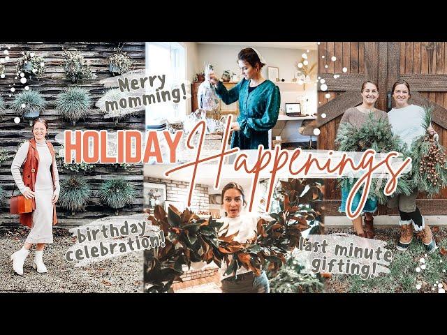 VLOGMAS 2022: making a real garland, DIY gifts, homemade caramels + a ladies' get away!