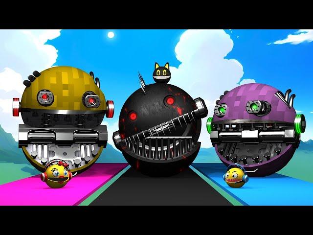 PACMAN MS PACMAN VS ROBOT MONSTER PACMAN a