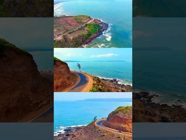 Drone View of AareWare Beach In Ratnagiri.#aareware #ratnagiri #dji #beach #maharashtra #travel