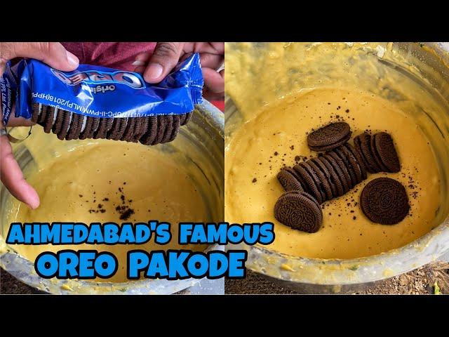 Ahmedabad's Famous OREO KE PAKODE ये क्या देख लिया Indian Street Food | Gujarat