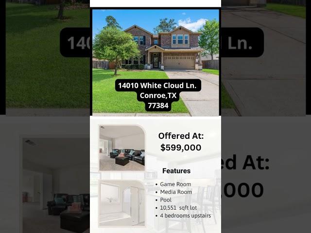 Conroe TX | Home For Sale | Under $600k!