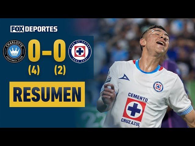  'LA MÁQUINA' QUEDA A DEBER | Charlotte FC 0-0 (4-2) Cruz Azul | Leagues Cup 2024