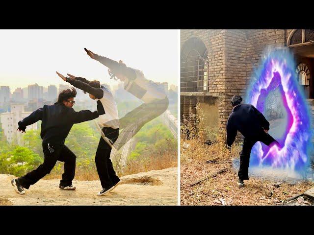 Filming SUPERHERO Vfx ACTION Scenes with Just a Phone: VFX Breakdown (in Hindi)