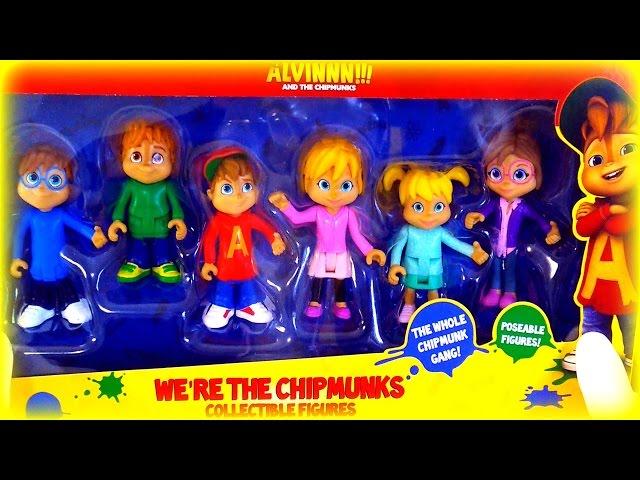Opening Alvin and the Chipmunks Toy Playset for Kids Children & Toddlers