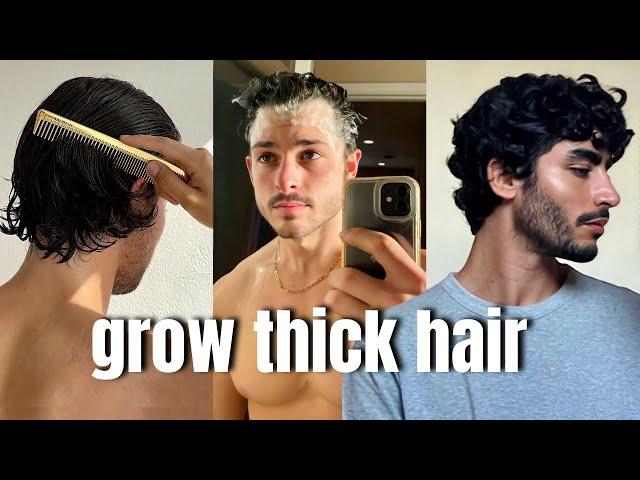 the secret to having thick hair as a man