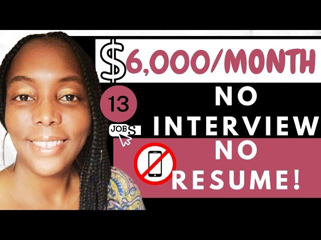 13 Hiring Immediately Work from Home Jobs 2024