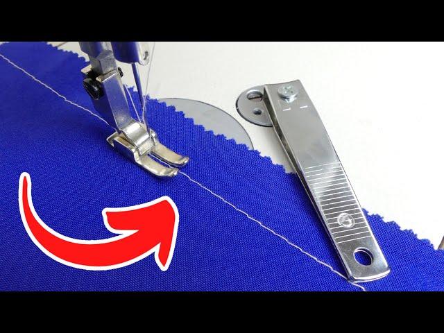 Sewing secretsHow to sew straight lines on the sewing machine