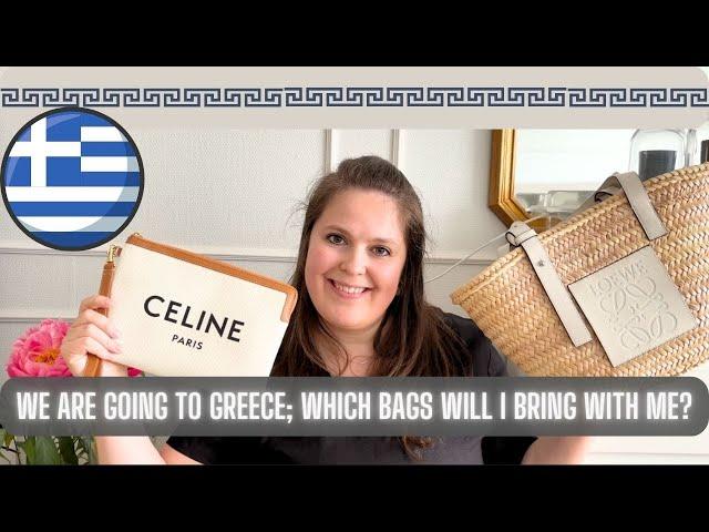 PACK WITH ME TO GREECE - BEST LUXURY BAGS FOR VACATION