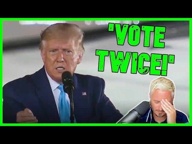 Trump Casually Tells Voters To Commit VOTER FRAUD | The Kyle Kulinski Show