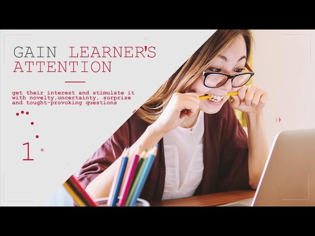 9 events of instruction by Robert Gagné