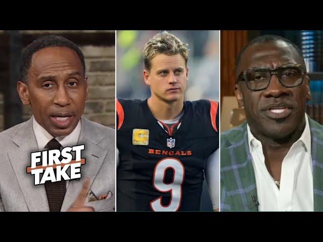 FIRST TAKE | Joe Burrow is OVERRATED - Shannon Shapre insists 4-5 Bengals are NOT playoffs team now