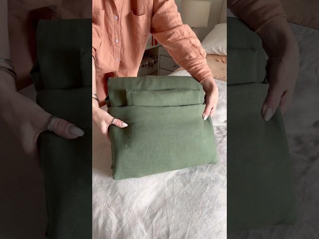 How to fold bedding sets #folding #bedroom #hacks