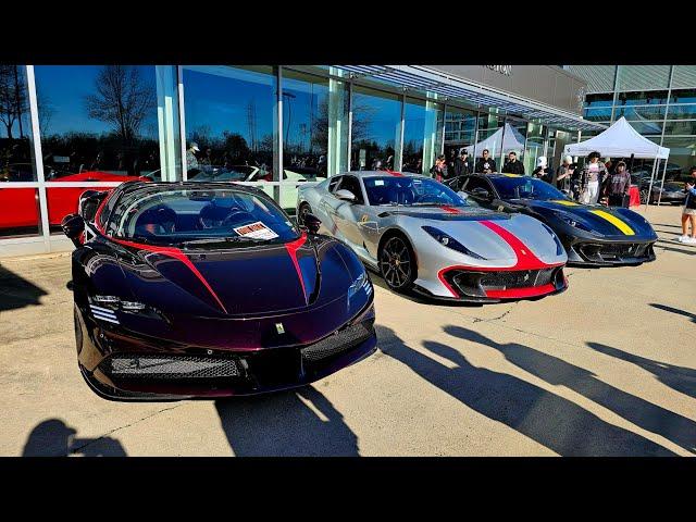 Dc Exotics Cars And Coffee // Ferrari Of Washington DC