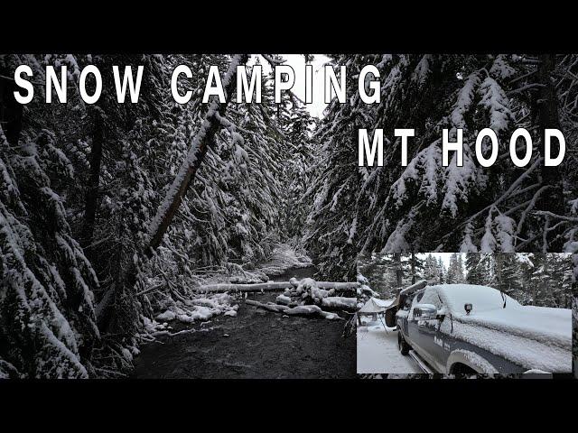 Snow Camping Mt Hood