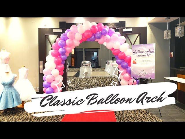 Classic Balloon Arch set-up in Timelapse mode | Timelapse | Balloon Arch Set-up