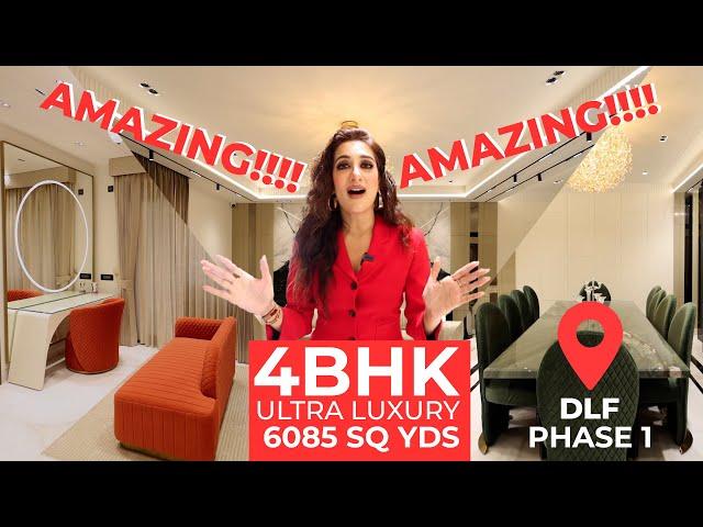 Ultra Luxury Home Tour | DLF Phase 1| 685 Sq.Yards | Luxury Builder Floor in Gurgaon