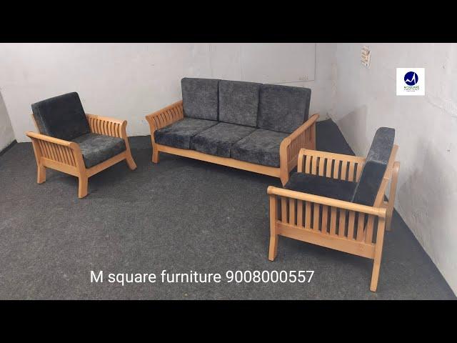 #wooden #sofa set 3+1+1 #manufacturers in Bangalore