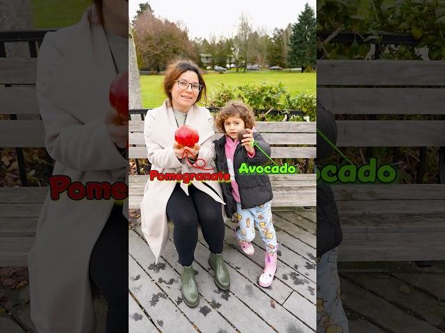 Fun Fruit Names with Neva and Mommy! 