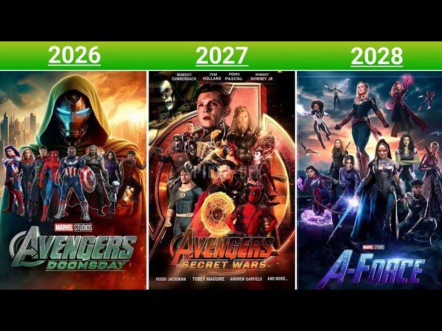 All Marvel And Dc Movies & Tv Shows Coming In (2025-2029)