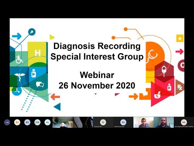 FCI Webinar - Diagnosis Recording Special Interest Group