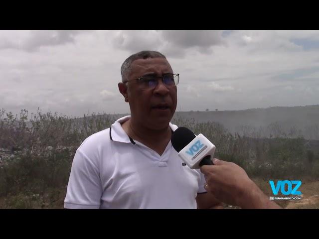 Fumaça de lixão desativado vem causando transtornos para população de Nazaré da Mata