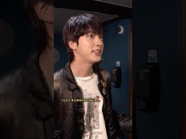 Jin is Running Wild in Studio 6B  | The Tonght Show  #JinOnFallon #bts #jin #seokjin #runningwild