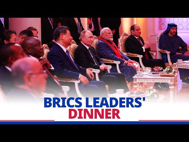 PM Modi and other BRICS leaders attend dinner hosted by President Putin in Kazan, Russia