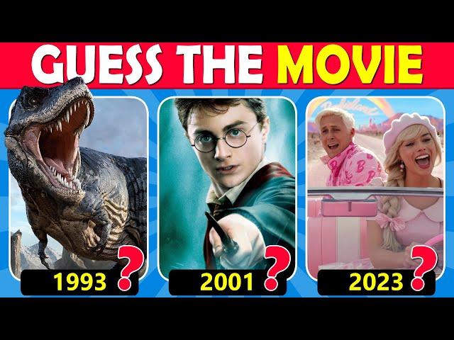 Guess the Movie by Scene  One Movie Each Year 1990-2023 ️