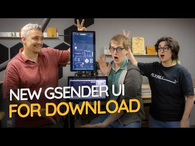 "New U" gSender CNC Interface Software Launch