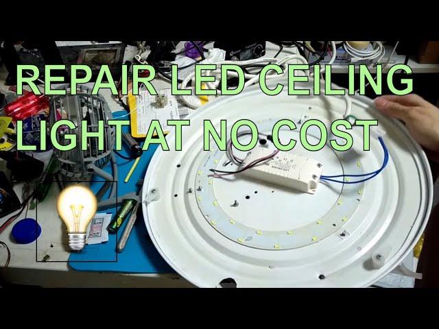 How to repair an LED ceiling lamp module