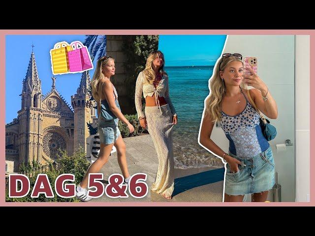 SHOPPING, HAUL & DRAMA PÅ STRANDEN | Palma Vlogg