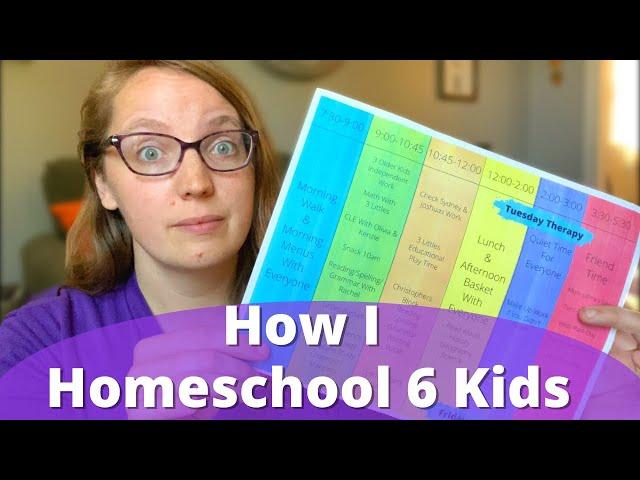 Large Family Homeschool Schedule || How We Get It All Done