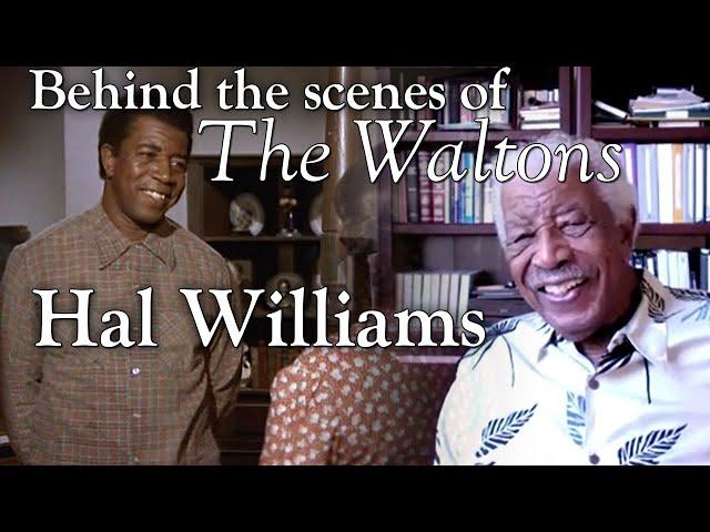 The Waltons - Hal Williams  - behind the scenes with Judy Norton