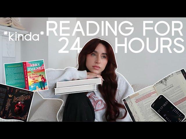 *kinda* reading for 24 hours straight (spoiler free reading vlog) | bookmas day 12