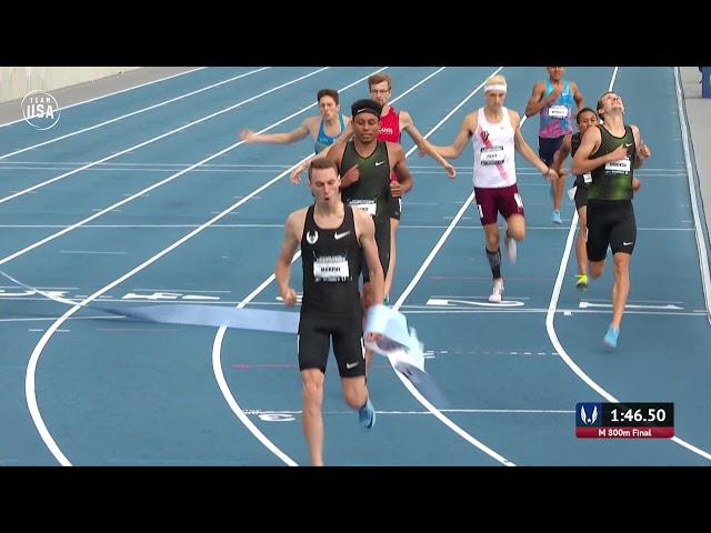 Clayton Murphy Wins Mens 800-Meter