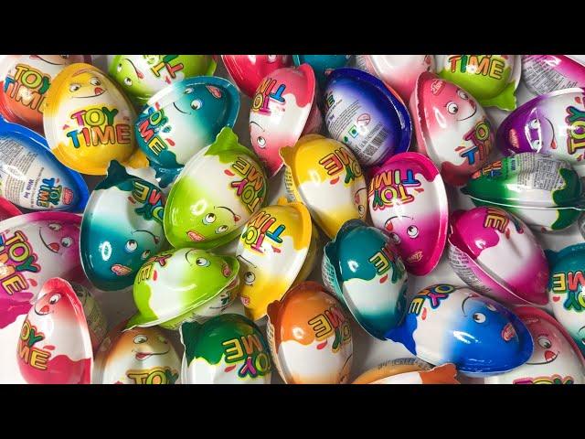 Surprise Eggs Unboxing Toy Time 