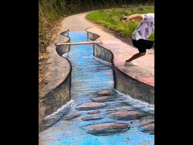 Best of 3D Street Art Painting | Amazing 3d Street Art | #shorts  #trending  Like Share & Subscribe: