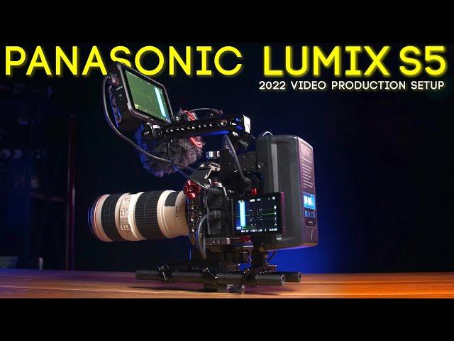 LUMIX S5 2022 VIDEO PRODUCTION SETUP || Panasonic Lumix S5 2022 Video Rig Setup