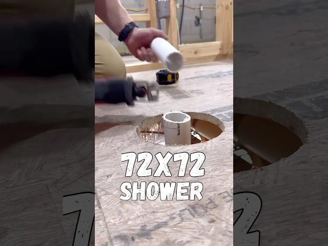 HUGE GURU SHOWER! Walk in Shower Prep! #diy #tools #construction