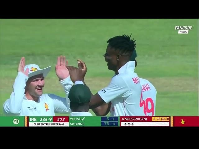 Day 1 | Zimbabwe vs Ireland Only Test Day 1 Highlights 2025