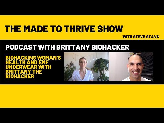 Biohacking Women's Health and EMF Protection Underwear with Brittany the Biohacker