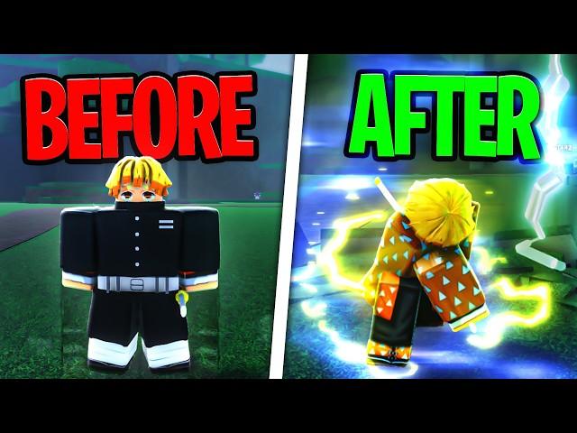 Going From NOOB To ZENITSU AGATSUMA In NEW Demon Slayer Game (Weak legacy 2)